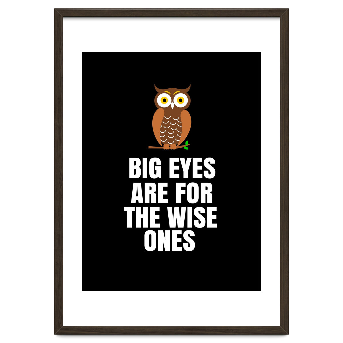 Big Eyes Are For The Wise Ones