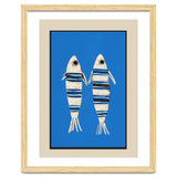 Minimal Fish On Blue thumbnail