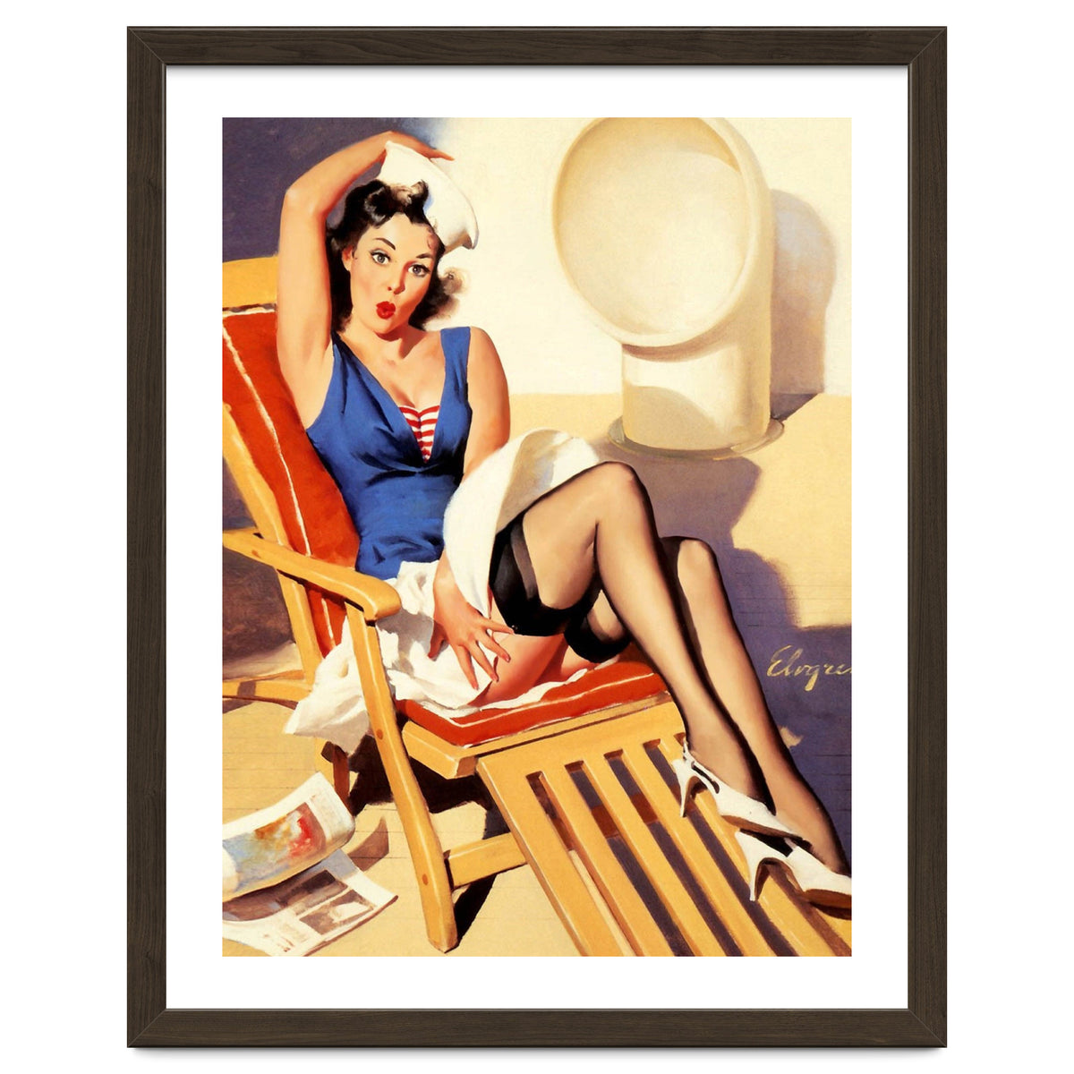 Sudden Wind On The Shipboard Cruiser