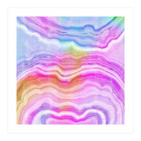 Neon Agate Texture 03  (Print Only)