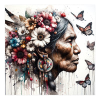Matriarch With Wildflowers (Print Only)
