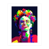 Frida Kahlo Mexican Artist Painting Pop Art WPAP (Print Only) thumbnail