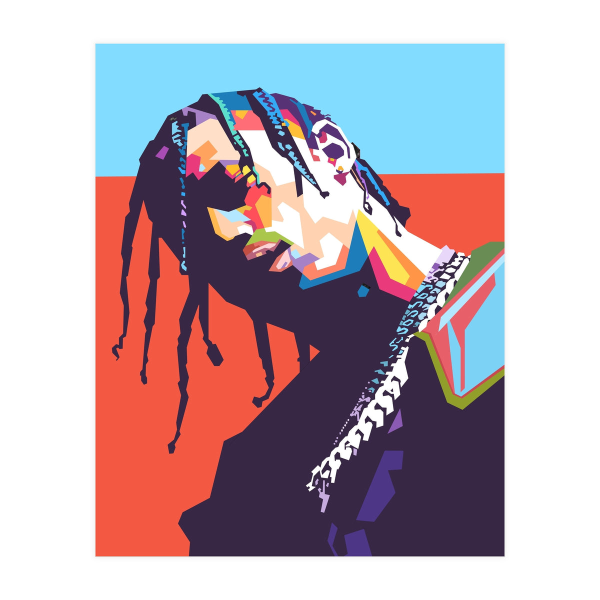 Travis Scott wpap art (Print Only)
