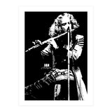 Ian Anderson British Musician Legend in Grayscale (Print Only) thumbnail