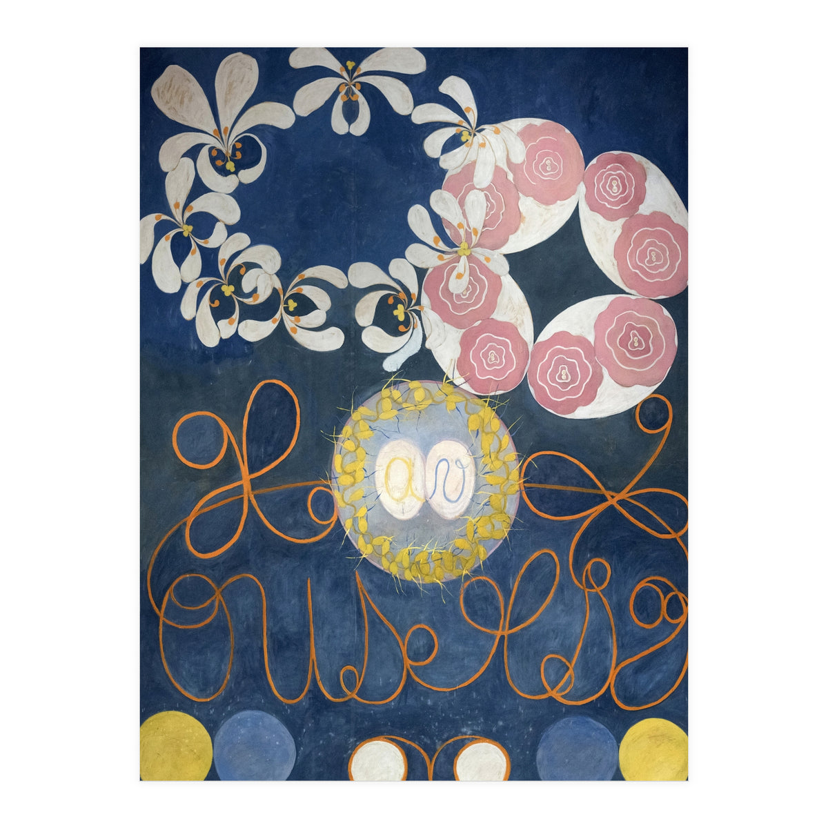 Hilma af Klint - The Ten Largest No 1 Childhood - Abstract Spiritual Art (Print Only)