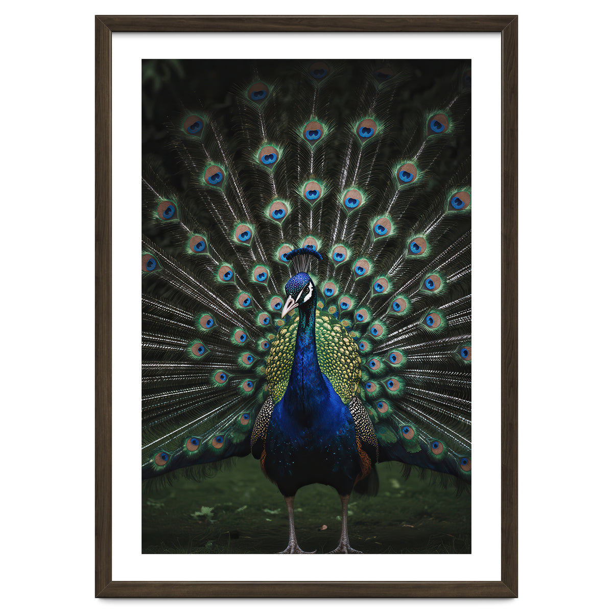 Peacock Portrait Photography