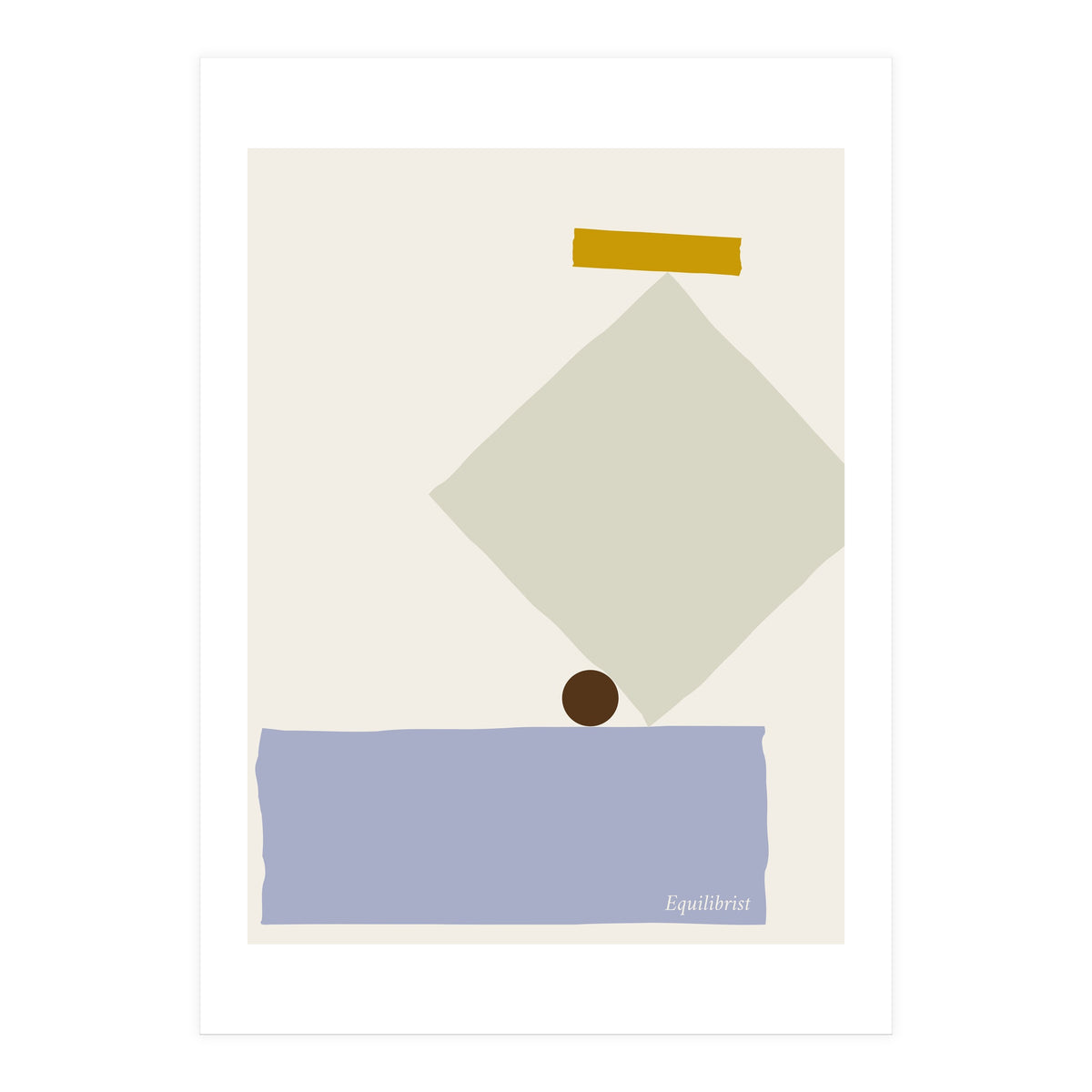 expectant iteration equilibrist (Print Only)