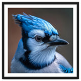 Close Up Portrait Of A Blue Jay Bird thumbnail