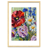 Vibrant Wildflower Meadow Oil Painting thumbnail