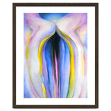 Georgia O’Keeffe – Grey Line with Black, Blue and Yellow (1923) | Elegant Abstract Modernist Composition with Bold Color Contrast thumbnail