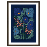 Klimt Flower Dark Blue thumbnail