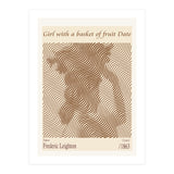 Girl With A Basket Of Fruit Date – Frederic Leighton (1863) (Print Only) thumbnail