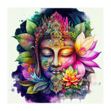 Floral Awakening Buddha (Print Only) thumbnail