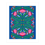 Bold Symmetrical Flowers (Print Only) thumbnail
