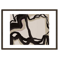 Time oil painting abstract