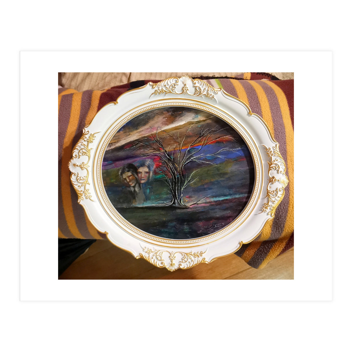 Memory 26x29.cm.acrylic. With Frame 33x38.cm. (Print Only)