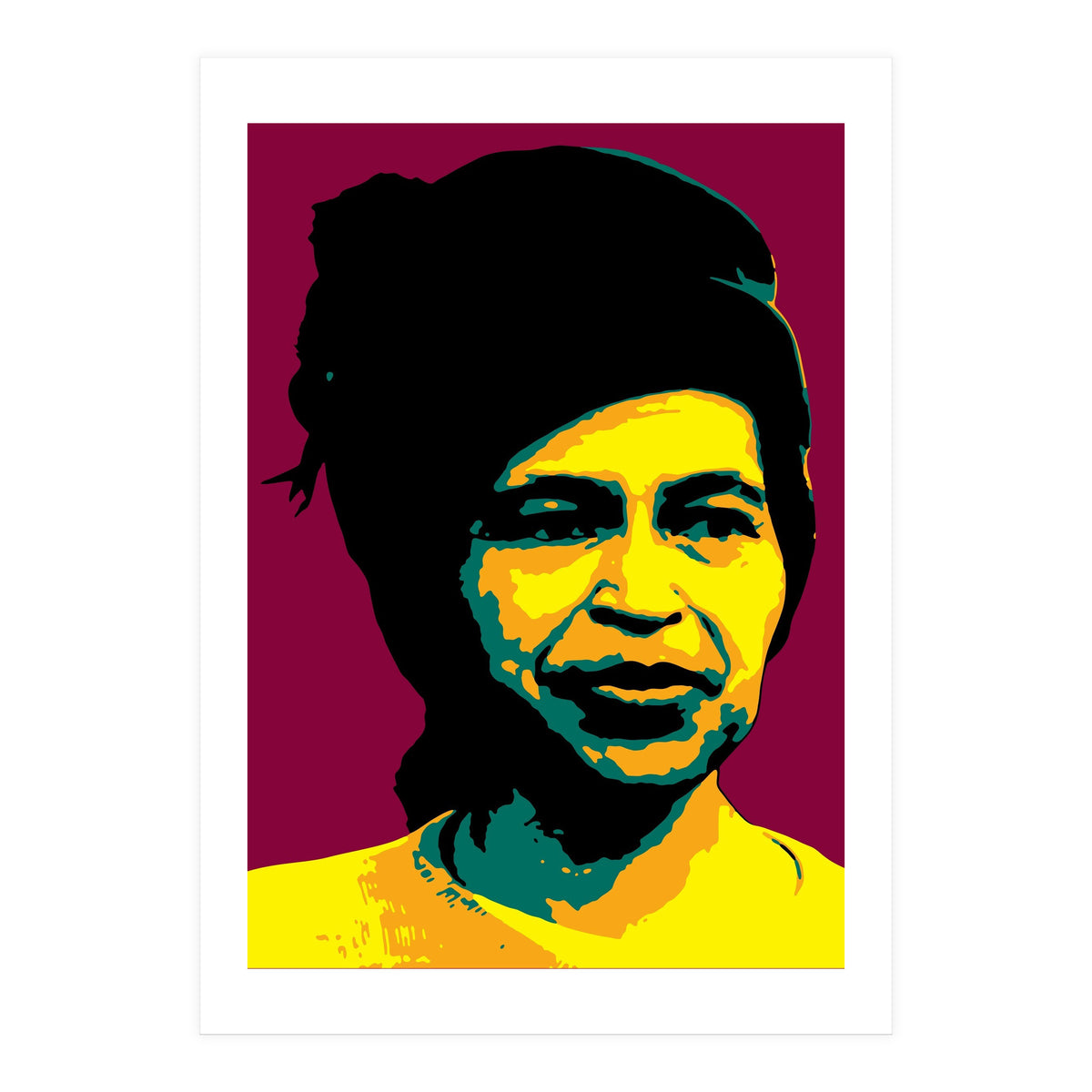 Rosa Parks  American Activist Legend in Pop Art (Print Only)