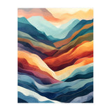 Abstract Ethereal Mountain Landscape (Print Only) thumbnail