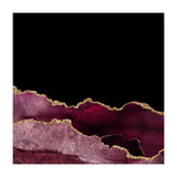 Burgundy & Gold Agate Texture 10  (Print Only) thumbnail