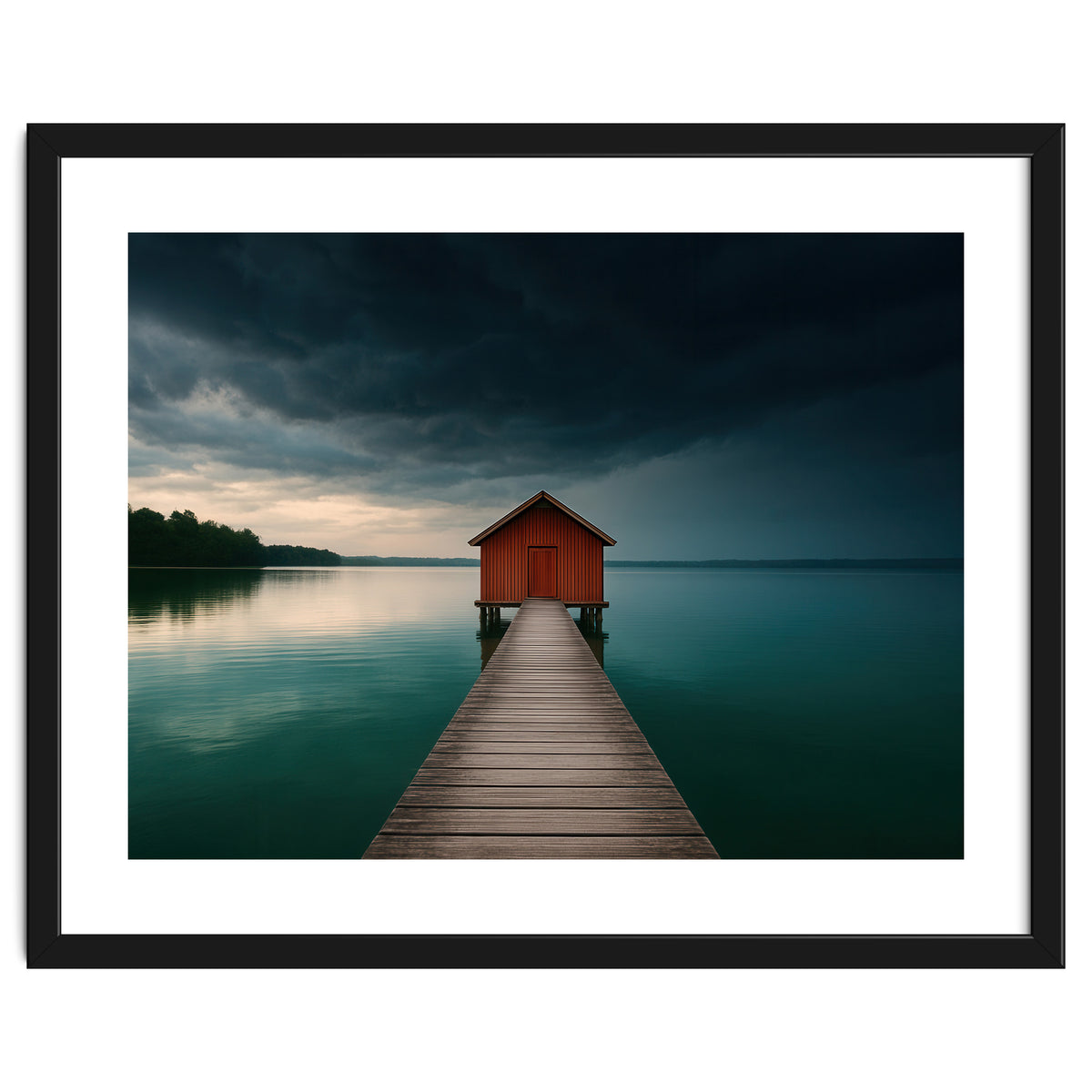 Moody Boathouse Photography Lake House