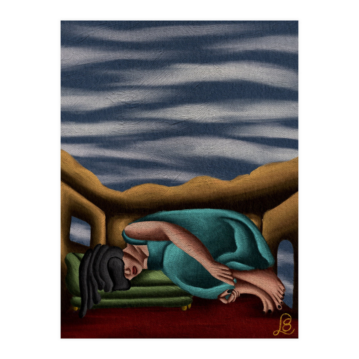 "Still Big, Still Heavy" (oil painting version) (Print Only)