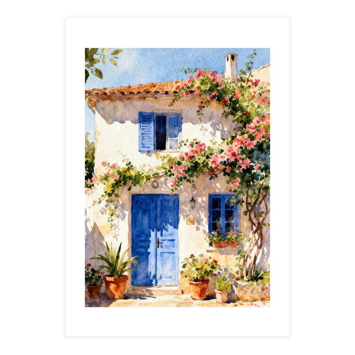 Matisse Inspired Front House (Print Only)