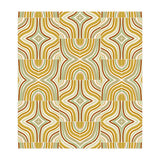 Ochre Retro Marbled Tiles (Print Only) thumbnail