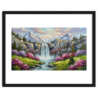 Alpine Waterfall Serenade