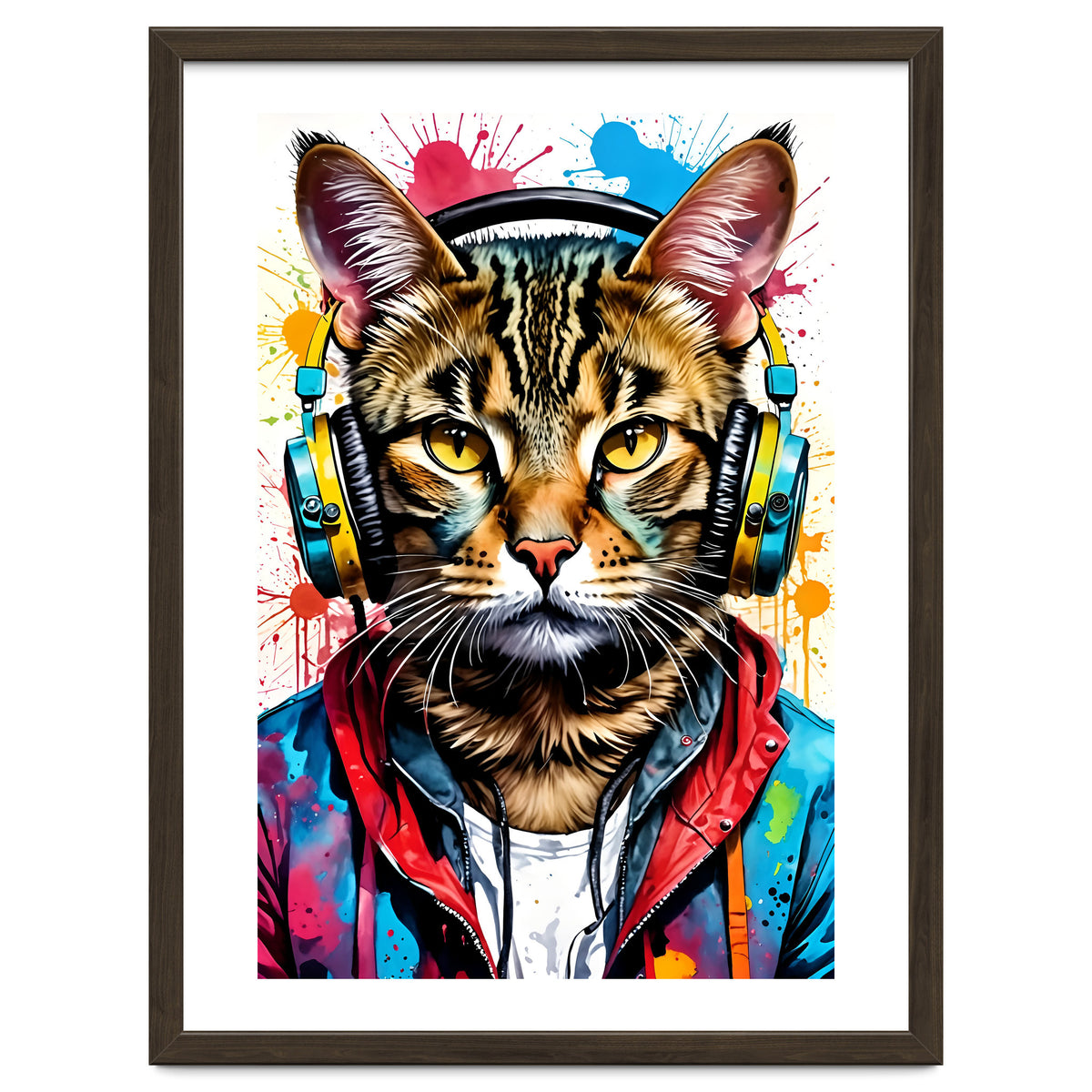 Cat In Headphones music