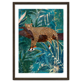 Leopard wearing shoes in the jungle thumbnail