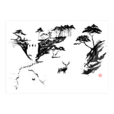 Deer In The Snow (Print Only) thumbnail