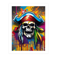 Pirate Logo, Graffiti (Print Only)