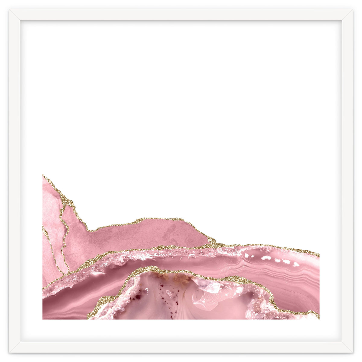 Blush & Gold Agate Texture 08