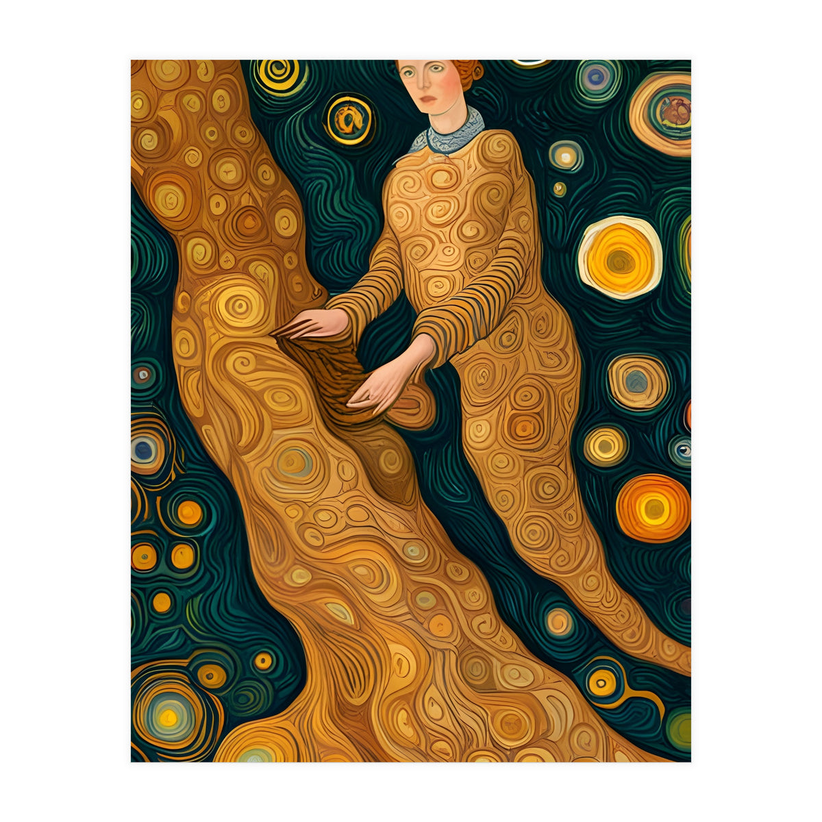 Artificial Masterworks - Klimt van Gogh (Print Only)