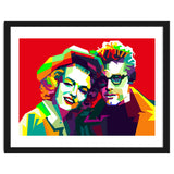 Marilyn Monroe And James Dean Pop Art WPAP thumbnail
