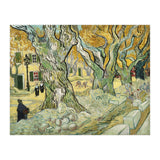 VINCENT VAN GOGH: The Road Menders. Date/Period: 1889. Painting. Oil on canvas. (Print Only) thumbnail