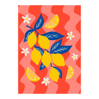 Colourful Lemon Branch (Print Only)