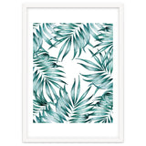 Island Life, Tropical Minimal Palm Vintage Illustration, Luxe Bohemian Botanical Nature Beachy thumbnail