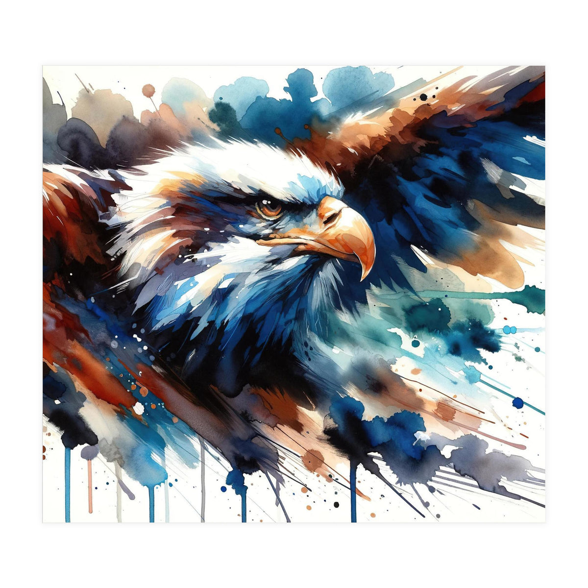 Soaring Majesty Of The Eagle (Print Only)