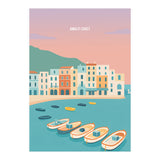 Amalfi Coast Italy Travel Postcard (Print Only) thumbnail