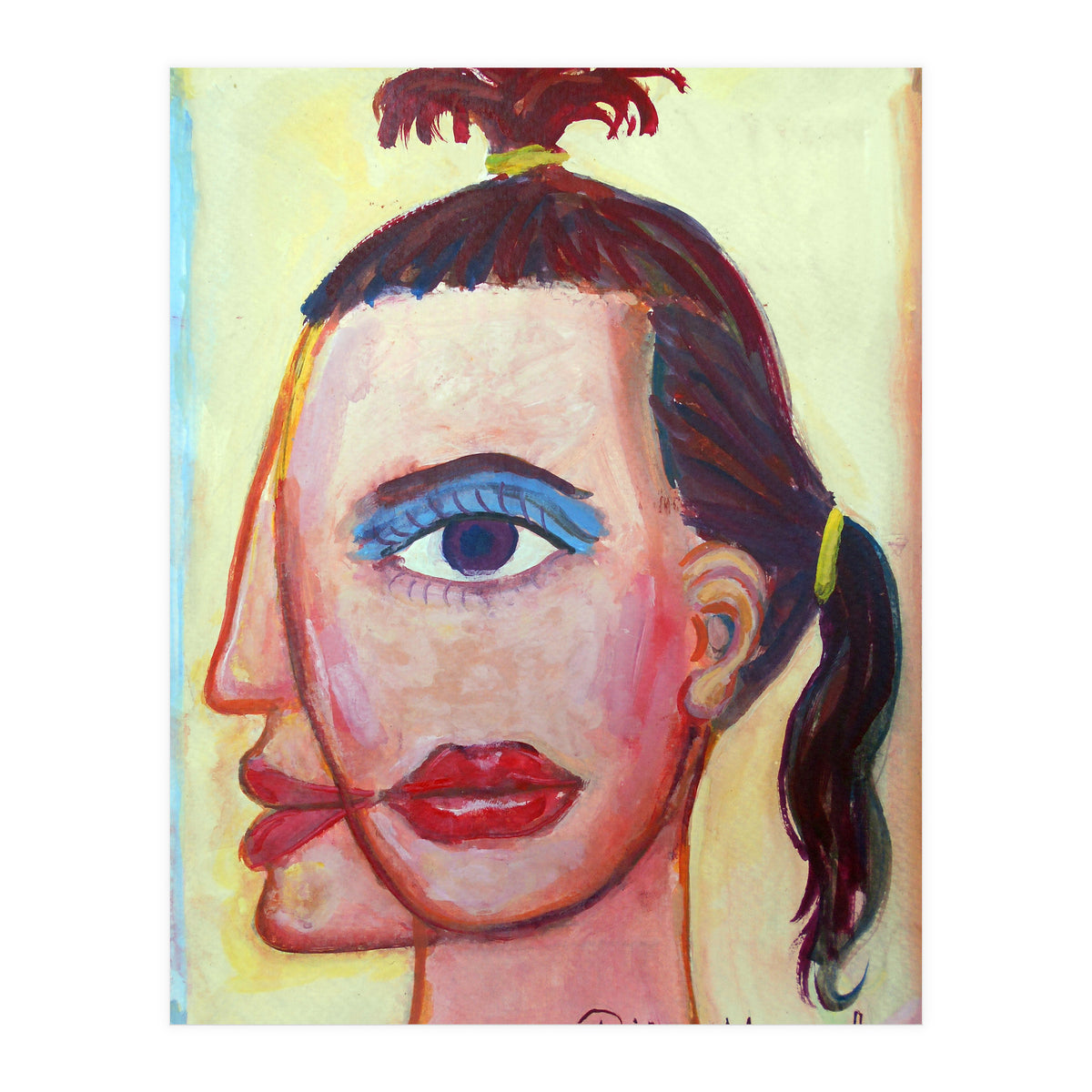 Cabeza De Mujer 6 (Print Only)