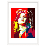 Suzi Quatro Rock N Roll Blues Singer Musician Pop Art WPAP thumbnail
