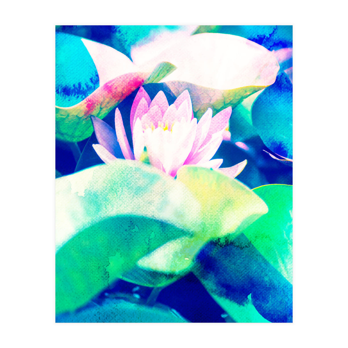 Watercolor Lotus (Print Only)