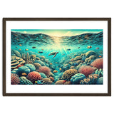 Vintage Australia, Great Barrier Reef Poster thumbnail