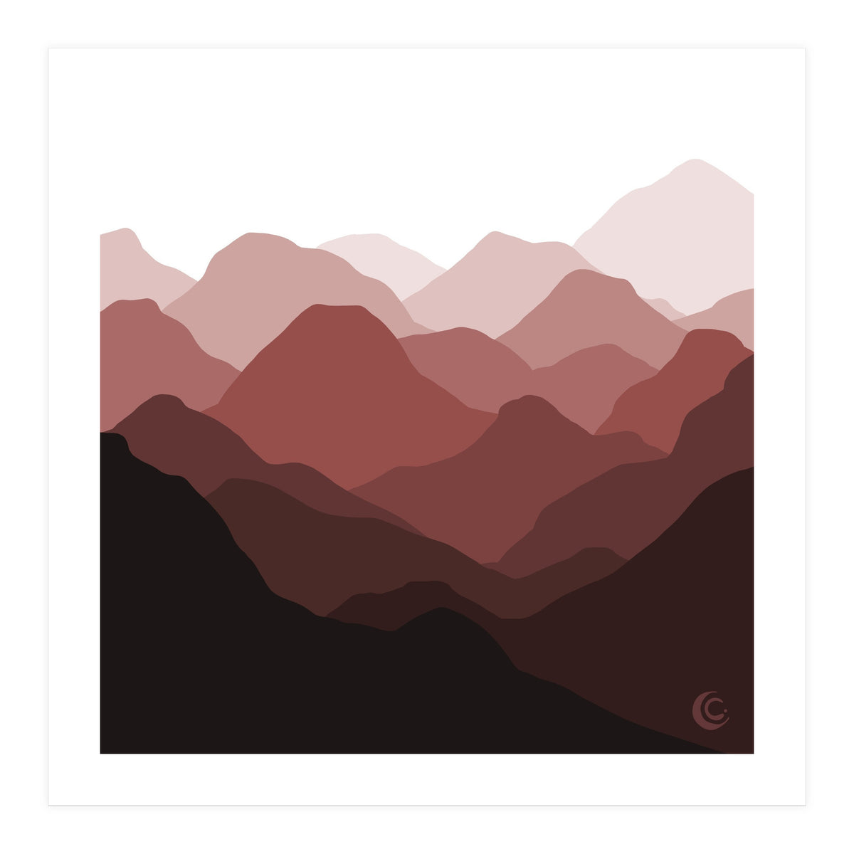 Earthly (Layers) (Print Only)