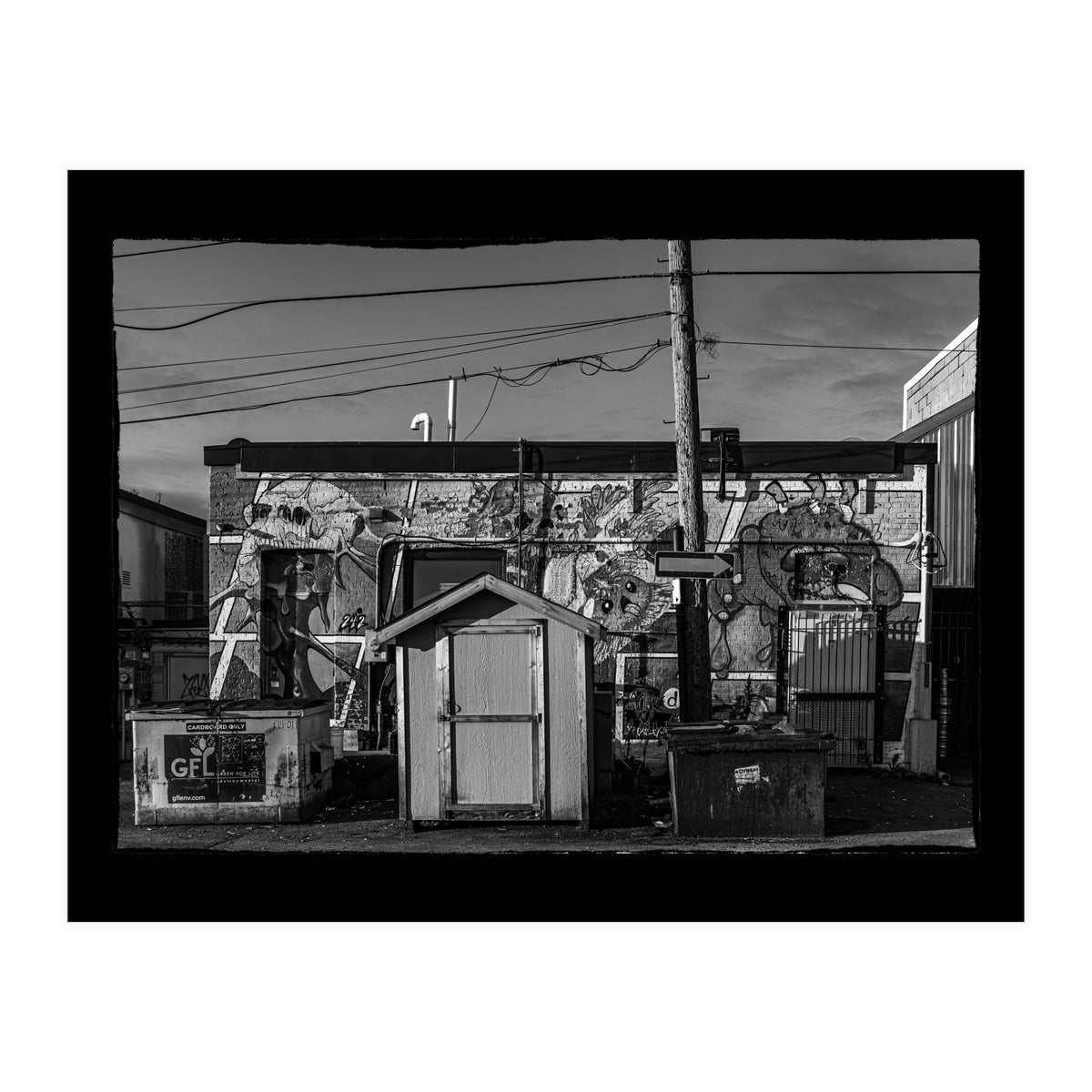 Cooke St Graffiti No 3 with Border (Print Only)