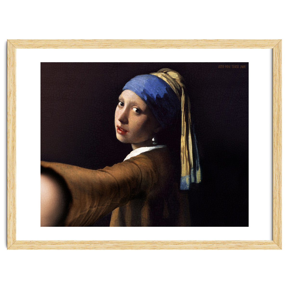 Girl With A Pearl Earring - Vermeer - Selfie