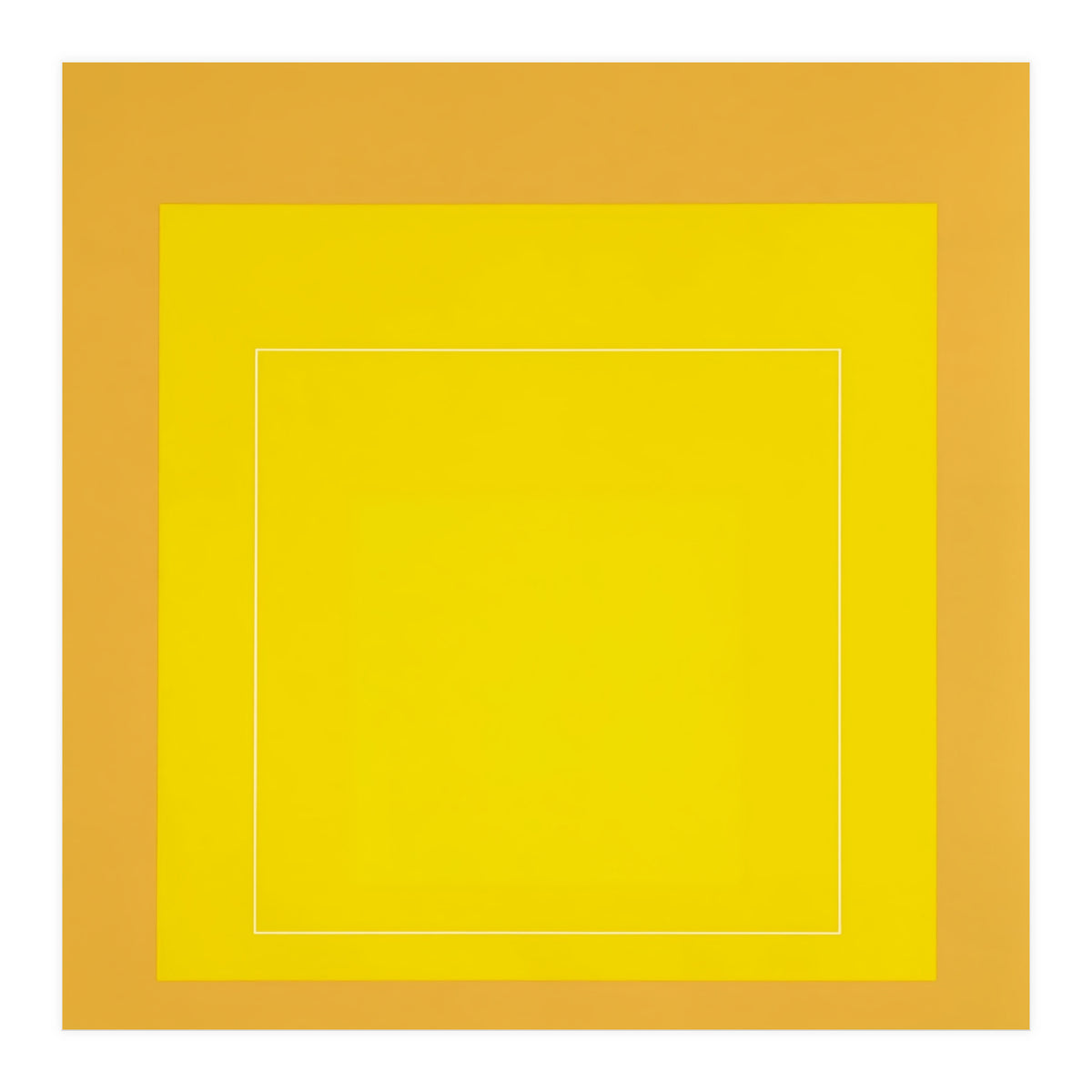 JOSEF ALBERS - HOMAGE TO THE SQUARE YELLOW   (Print Only)