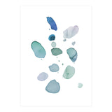 Watercolor Aqua Abstract Spots I (Print Only) thumbnail