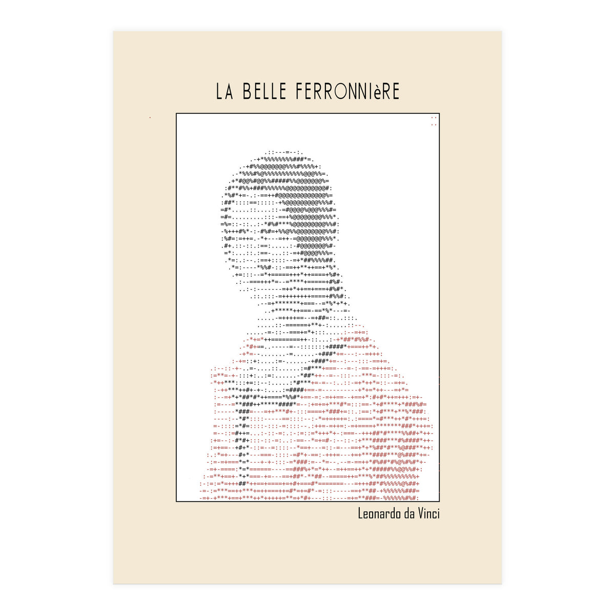 La Belle Ferronnière (portrait Of A Lady From The Court Of Milan) (Print Only)